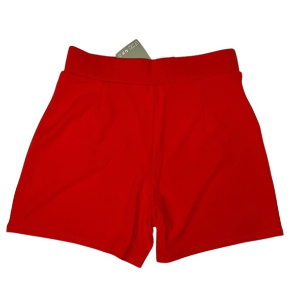 NEW H&M Women’s Button Front Jersey Sailor Shorts Red/Orange ~ Size S ~ NWT - Picture 5 of 10